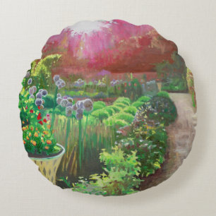 Der Vorabend des Hochsommers 2013 Rundes Kissen