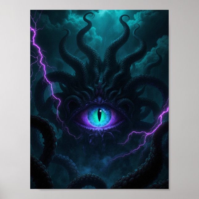 Der Vorbote darunter Poster (Vorne)