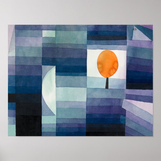 Der Vorbote des Herbstes | Paul Klee | Poster (Vorne)