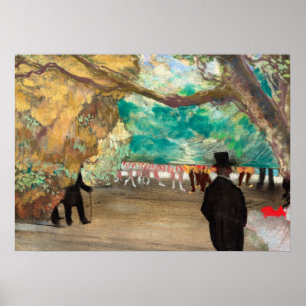 Der Vorhang, 1880 von Edgar Degas Poster