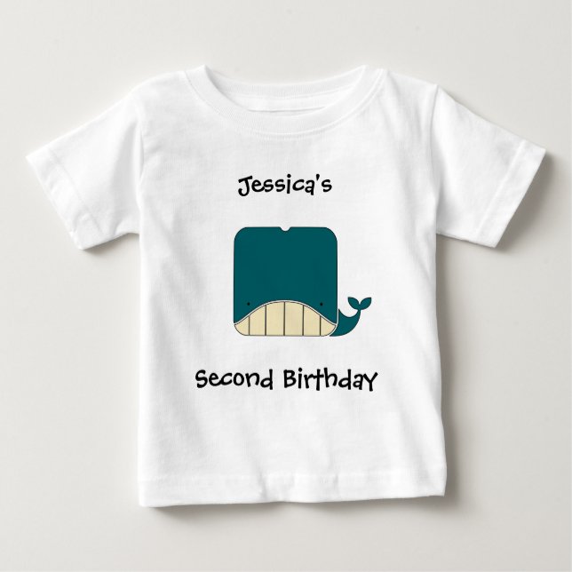 Der Vorname und das Ereignis des Babys mit Baby T-shirt (Vorderseite)