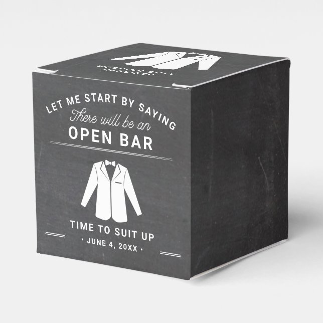 Der Vorschlag einer Hochzeitsfeier wird mein Trauz Geschenkschachtel (Vorderseite)