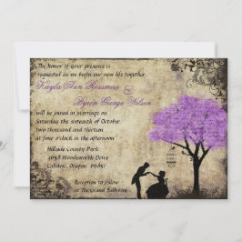 Der Vorschlag Vintage Hochzeit Einladung. Einladung