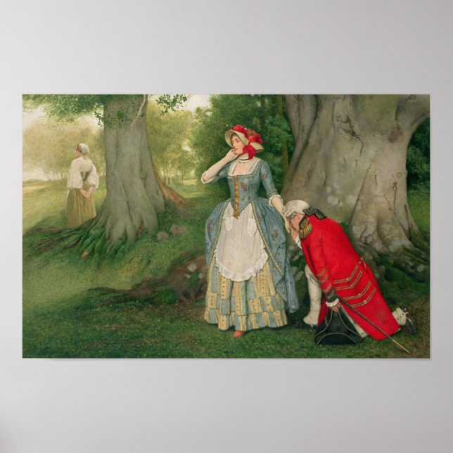 Der Vorschlag von Sir James Dromgole Linton Poster (Vorne)