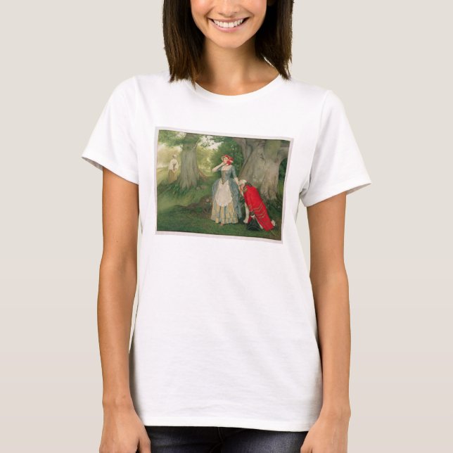 Der Vorschlag (w/c auf Papier) T-Shirt (Vorderseite)