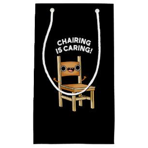 Der Vorsitz ist Gekümmert Funny Sharing Pun Dark B Kleine Geschenktüte