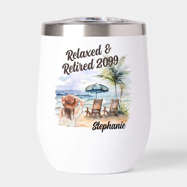 Der Vorsitzende des Strandes für das Ruhestand (Vorderseite)