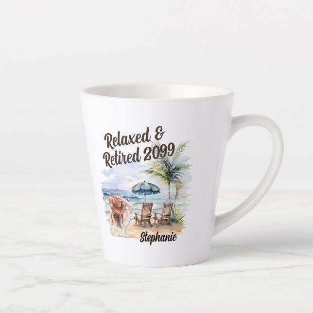 Der Vorsitzende des Strandes für das Ruhestand Milchtasse (Rechts)