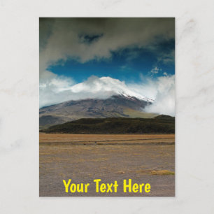 Der Vulkan Cotopaxi, Ecuador Postkarte