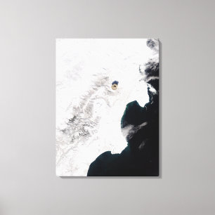 Der Vulkan Shiveluch in Kamtschatka Krai, Russland Leinwanddruck