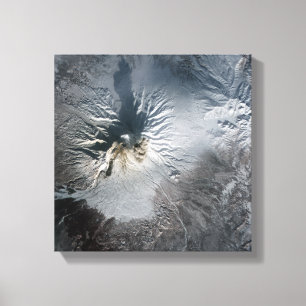 Der Vulkan Shiveluch in Russland Leinwanddruck