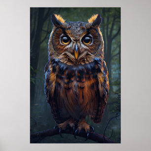 Der Wachmann im Wald - Schwenken der Wand Kunst