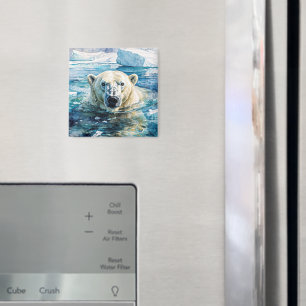 Der wachsame Eiswächter Magnet