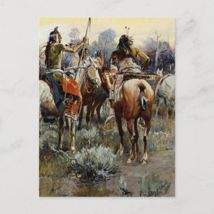 „Der Waffenstillstand“ Westliche Kunst von Charles Postkarte