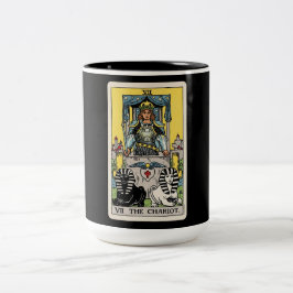 Der Wagen Tarot Zweifarbige Tasse