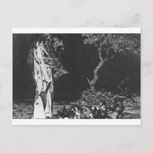 Der Wahnsinn der Angst von Francisco Goya Postkarte