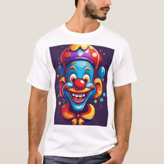 "Der Wahnsinn entfesselt: Abstrakter Joker, Gesich T-Shirt