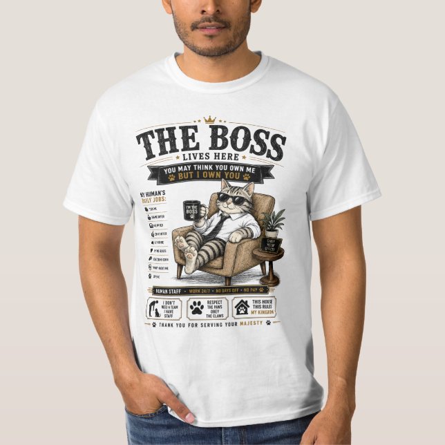 Der wahre Boss T-Shirt (Vorderseite)