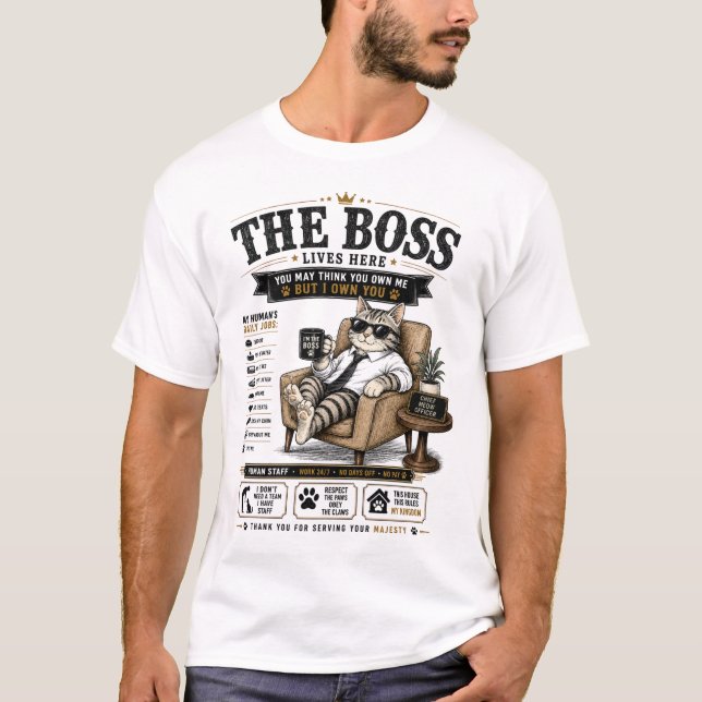 Der wahre Boss T-Shirt (Vorderseite)