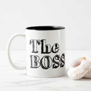 Der wahre Boss Zweifarbige Tasse
