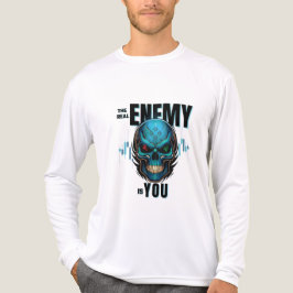Der wahre Feind bist du – Totenkopf Tri-Blend Shirt