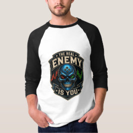 Der wahre Feind bist du Trader-Psychologie-Totenko T-Shirt