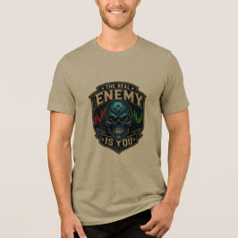 Der wahre Feind bist du Trader-Psychologie-Totenko Tri-Blend Shirt