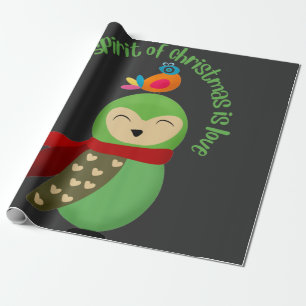 DER WAHRE GEIST DES WEIHNACHTSFESTES IST LIEBE GESCHENKPAPIER