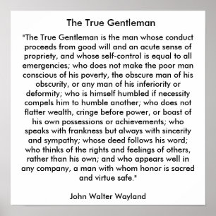 Der wahre Gentleman Poster
