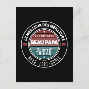 Der wahre perfekte Papa Postkarte