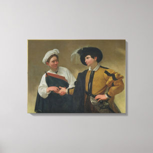 Der Wahrsager (La Buona Ventura), c.1594 Leinwanddruck