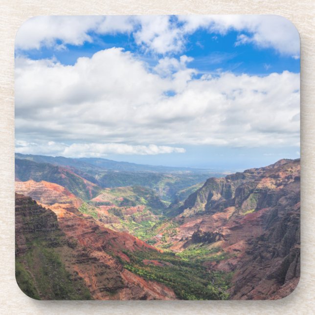 Der Waimea-Canyon Getränkeuntersetzer (Vorderseite)