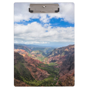 Der Waimea Canyon Klemmbrett