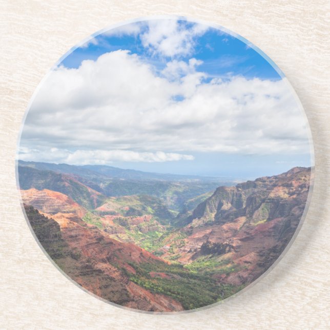 Der Waimea-Canyon Sandstein Untersetzer (Vorne)