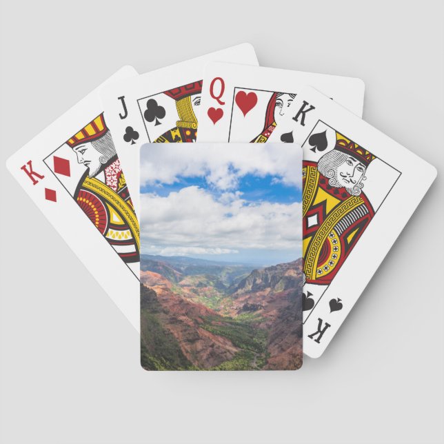 Der Waimea-Canyon Spielkarten (Rückseite)