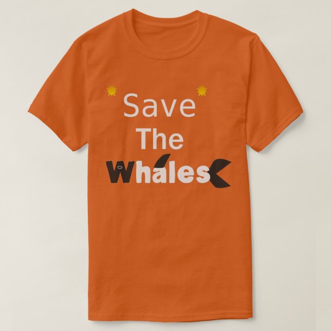 Der Wal Orca Killer Whale gerettet T-Shirt (Design vorne)