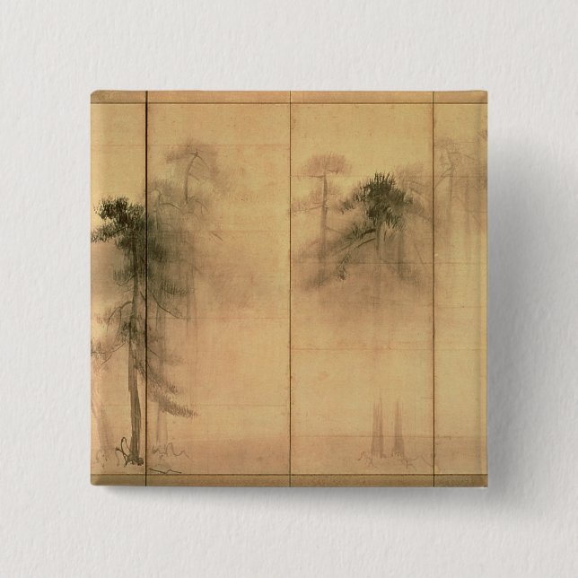 Der Wald der Kiefern Button (Vorderseite)