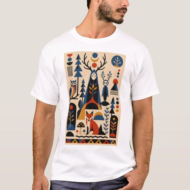 Der Wald erinnert sich T-Shirt (Vorderseite)
