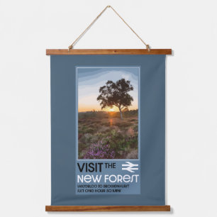Der Wald Hampshire England Wandteppich Mit Holzrahmen