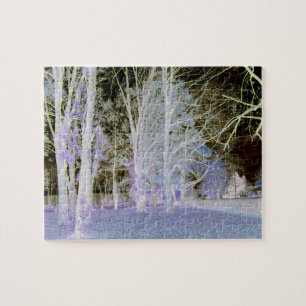 Der Wald in Infrarot Puzzle