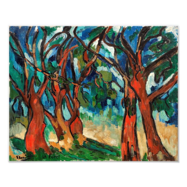 Der Wald | Maurice de Vlaminck | Fotodruck (Vorne)