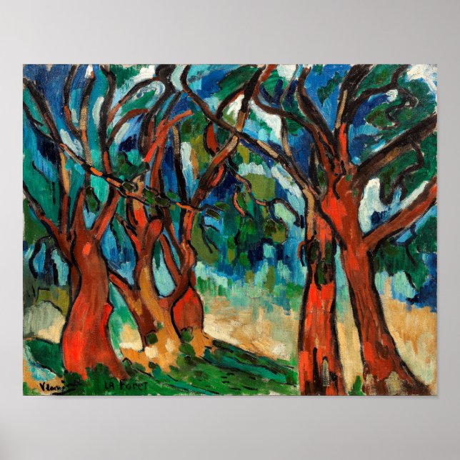 Der Wald | Maurice de Vlaminck | Poster (Vorne)