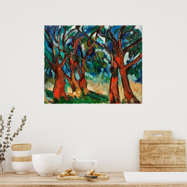Der Wald | Maurice de Vlaminck | Poster (Küche)