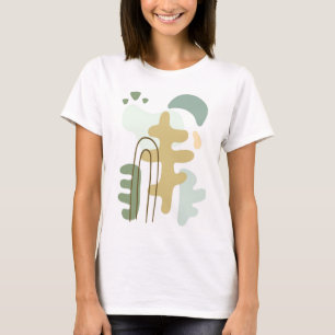 Der Wald modern Abstrakt T-Shirt