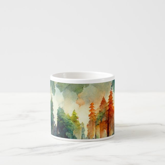 Der Wald (Natur) Espressotasse (Vorderseite)