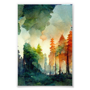 Der Wald (Natur) Fotodruck