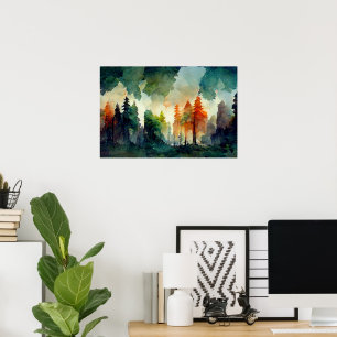 Der Wald (Natur) Poster