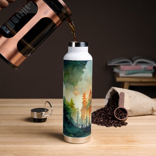 Der Wald (Natur) Trinkflasche (Kaffee)