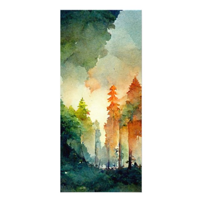 Der Wald (Natur) Werbekarte (Vorne)