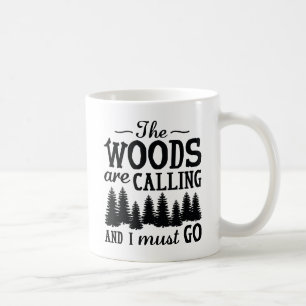 Der Wald ruft Kaffeetasse